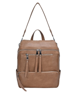 Stylish Design Convertible Backpack BGW-4390 TAN